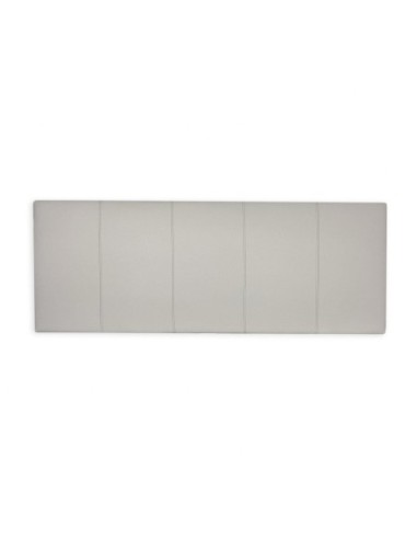 HEADBOARD | Faux Leather Headboard | Grey Color | Striped Stitching | Dimensions 180X80