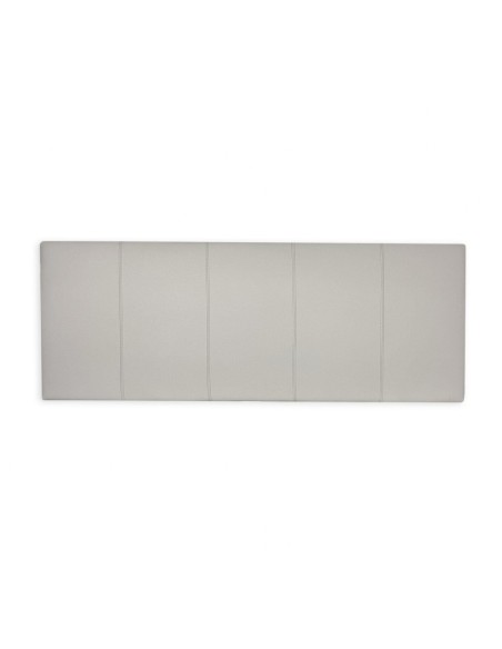 TESTIERA | Spalliera in Ecopelle | Colore Grigio | Cucitura Righe | Dimensioni 180X80