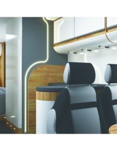 PROFILO FLEX | Profilo LED flessibile | Luce: Calda | Lunghezza: 65 cm | Voltaggio: 12V