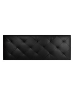 TESTIERA | Spalliera in Ecopelle | Colore Nero | Cuciture Rombi | Dimensioni L.180 H.80 2