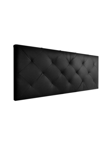 TESTIERA | Spalliera in Ecopelle | Colore Nero | Cuciture Rombi | Dimensioni L.180 H.80