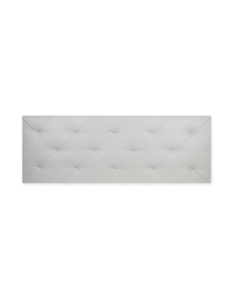 TESTIERA | Spalliera in Ecopelle | Colore Grigio | Cuciture Rombi | Dimensioni L.180 H.80