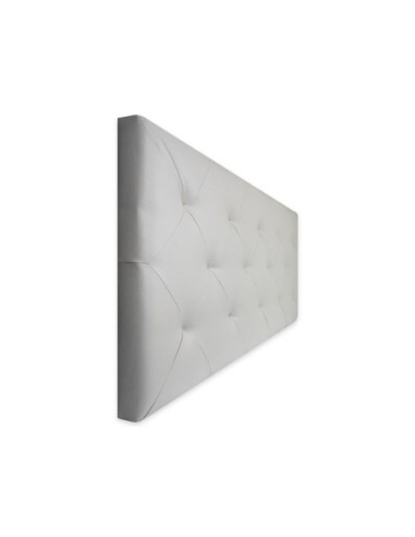 TESTIERA | Spalliera in Ecopelle | Colore Grigio | Cuciture Rombi | Dimensioni L.180 H.80