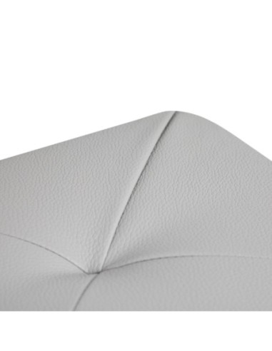 TESTIERA | Spalliera in Ecopelle | Colore Grigio | Cuciture Rombi | Dimensioni L.180 H.80