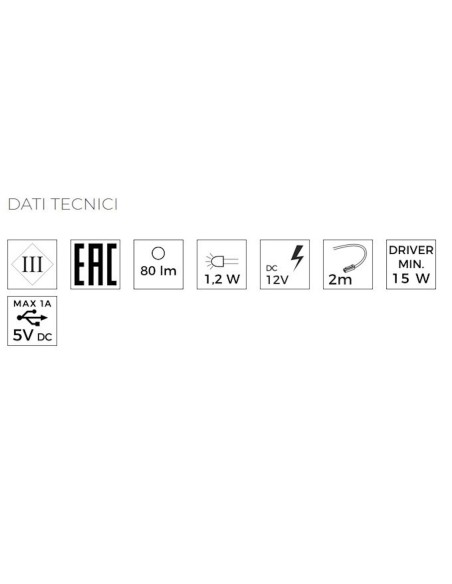 ETA CHROME-PLATED | Flexible LED lamp | Lamp: Chrome-plated | Light: Cold Light | Voltage: 12 V
