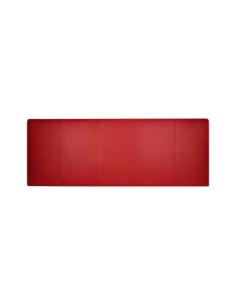 TESTIERA | Spalliera in Ecopelle | Colore Rosso | Cuciture Righe | Dimensioni L.180 H.80 2