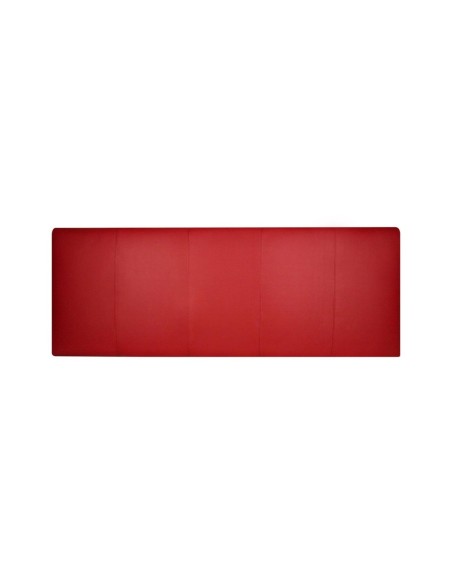 TESTIERA | Spalliera in Ecopelle | Colore Rosso | Cuciture Righe | Dimensioni L.180 H.80