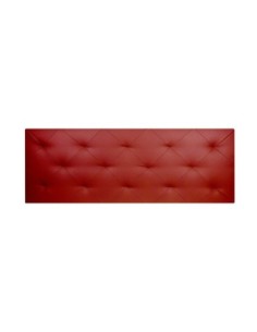 TESTIERA | Spalliera in Ecopelle | Colore Rosso | Cuciture Rombi | Dimensioni L.160 H.60 2