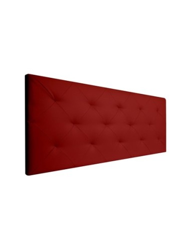 TESTIERA | Spalliera in Ecopelle | Colore Rosso | Cuciture Rombi | Dimensioni L.160 H.60