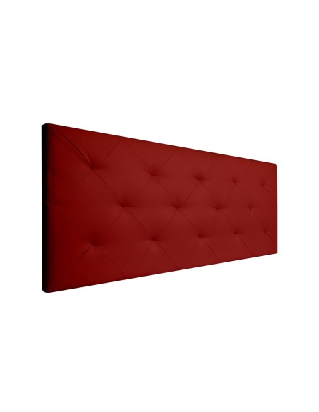 TESTIERA | Spalliera in Ecopelle | Colore Rosso | Cuciture Rombi | Dimensioni L.160 H.60