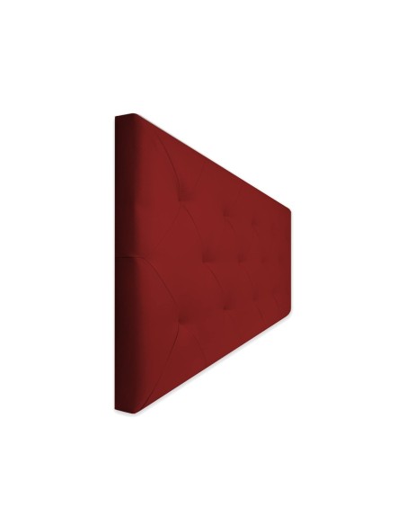 TESTIERA | Spalliera in Ecopelle | Colore Rosso | Cuciture Rombi | Dimensioni L.160 H.60