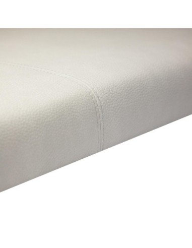 TESTIERA | Spalliera in Ecopelle | Colore Ice | Cuciture Righe | Dimensioni L.180 H.80 |