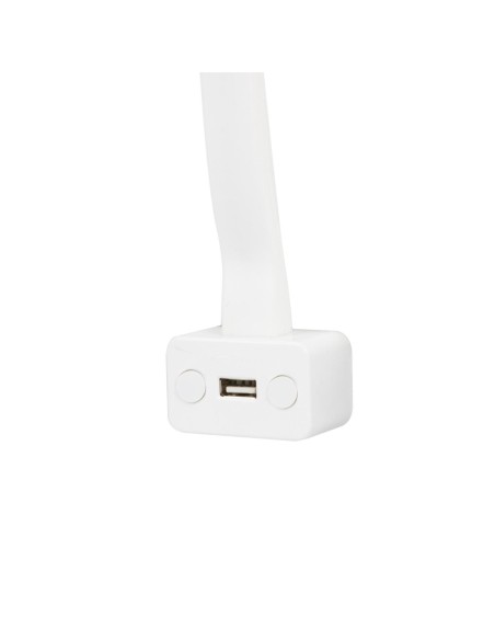 FLEXI-RH USB WHITE | Flexible LED Lamp with USB port | Lamp: White | Light: Natural | Voltage: 12 V
