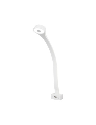 FLEXI-RH USB WHITE | Flexible LED Lamp with USB port | Lamp: White | Light: Natural | Voltage: 12 V