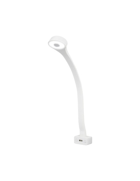 FLEXI-RH USB WHITE | Flexible LED Lamp with USB port | Lamp: White | Light: Natural | Voltage: 12 V