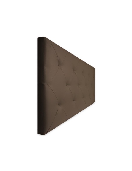 TESTIERA | Spalliera in Ecopelle | Colore Taupe | Cuciture Rombi | Dimensioni L.160 H.60