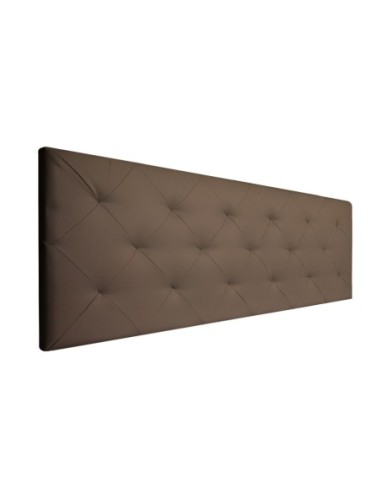 TESTIERA | Spalliera in Ecopelle | Colore Taupe | Cuciture Rombi | Dimensioni L.160 H.60