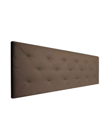 TESTIERA | Spalliera in Ecopelle | Colore Taupe | Cuciture Rombi | Dimensioni L.160 H.60