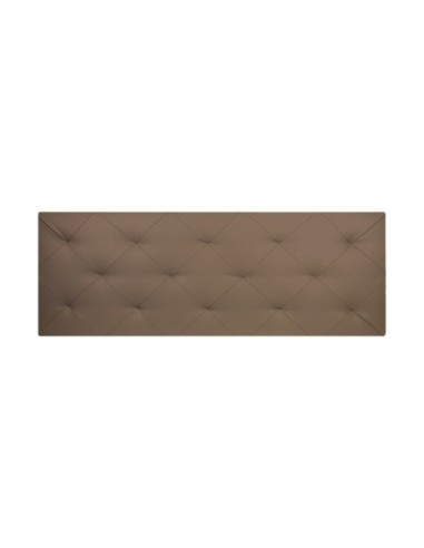 TESTIERA | Spalliera in Ecopelle | Colore Taupe | Cuciture Rombi | Dimensioni L.160 H.60