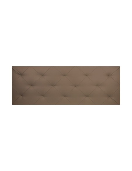 TESTIERA | Spalliera in Ecopelle | Colore Taupe | Cuciture Rombi | Dimensioni L.160 H.60