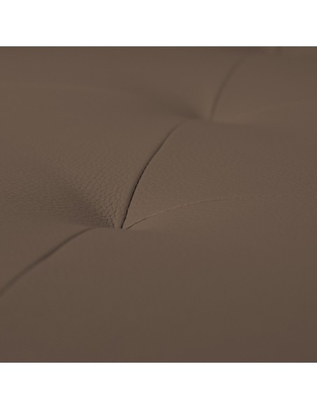 TESTIERA | Spalliera in Ecopelle | Colore Taupe | Cuciture Rombi | Dimensioni L.160 H.60