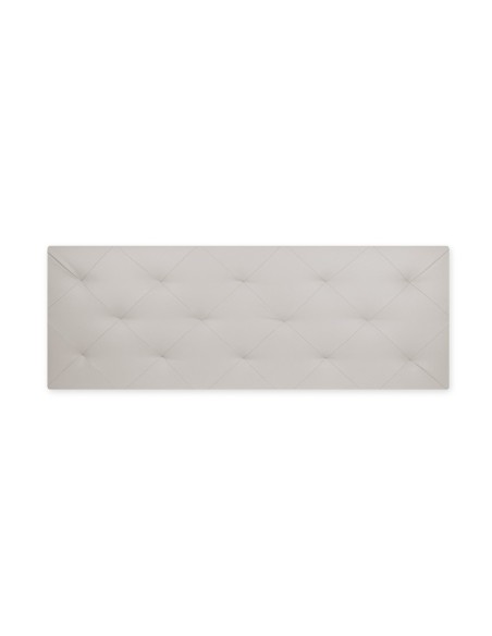 TESTIERA | Spalliera in Ecopelle | Colore Ice | Cuciture Rombi | Dimensioni L.180 H.80