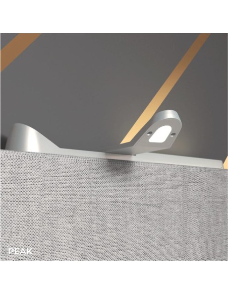 PEAK ALUMINUM | LED Lamp for Bed Headboard | Touch switch | Light: Natural | Voltage: 12V