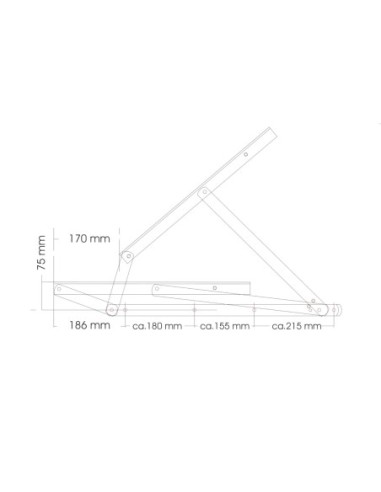 ALZARETE SINGOLO con ANGOLARI | Kit Alzarete letto Singolo + 4 Angolari per rete 13x11 cm