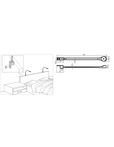 FLEXI-R USB BIANCA | Lampada LED Flessibile con attacco USB | Lampada: Bianca | Luce: Fredda | Voltaggio: 12V
