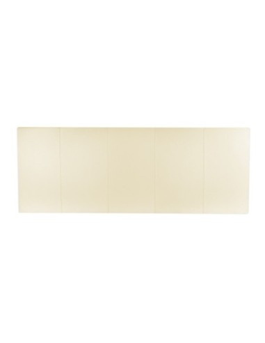 TESTIERA | Spalliera in Ecopelle | Colore Avorio | Cuciture Righe | Dimensioni L.180 H.80
