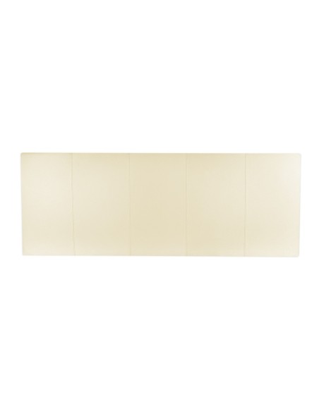 TESTIERA | Spalliera in Ecopelle | Colore Avorio | Cuciture Righe | Dimensioni L.180 H.80
