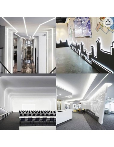 PROFILO FLEX COB | Profilo LED flessibile | Luce Naturale | Dimensioni: Lunghezza 5m - Spessore 5mm