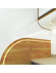 PROFILO FLEX | Profilo LED flessibile | Luce: Calda | Lunghezza: 207,5 cm | Voltaggio: 12V 2