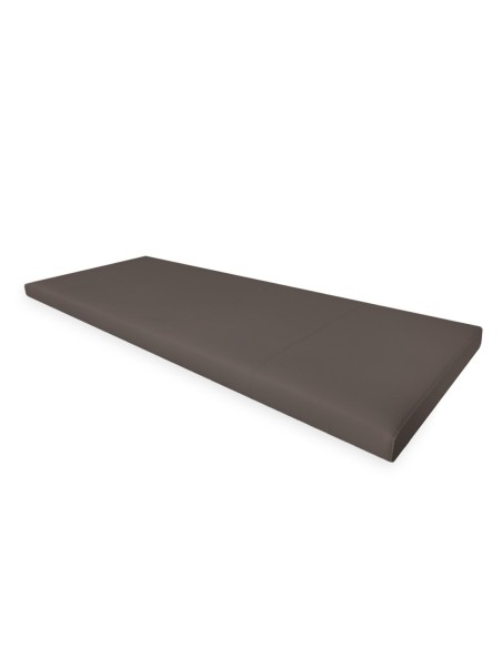 TESTIERA | Spalliera in Ecopelle | Colore Grigio Scuro | Cuciture Righe | Dimensioni L.180 H.80