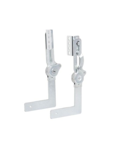 GIOIA | SET da 2 coppie | Cricchetto tirapelle per braccioli fisso | 90°-180°