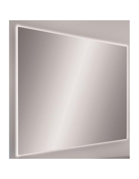 SP1 | Rectangular LED Wall Backlit Mirror | Touch switch | Natural Light | Dimensions: 100x65 cm