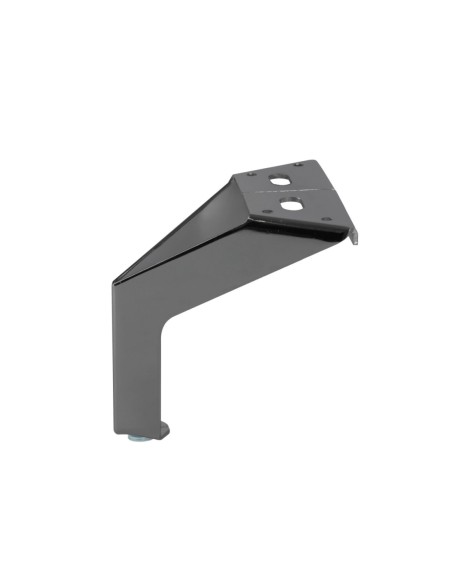 NEW SIENA | Set of 4 Legs and 16 Screws | Black Nickel Finish | H.12,5 cm | Legs for Sofas and Armchairs