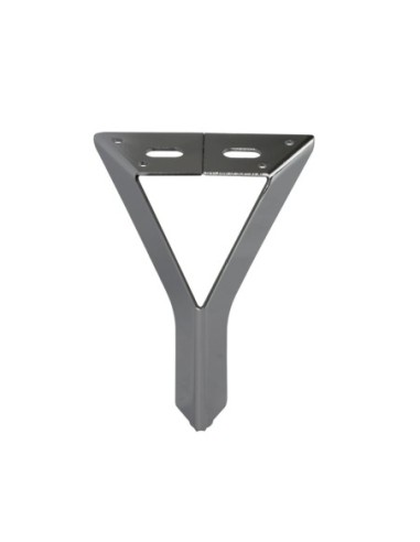 NEW SIENA | SET da 4 Piedi e 16 viti | Nickel Nero | H.12,5 cm | Piedini per divani e poltrone |