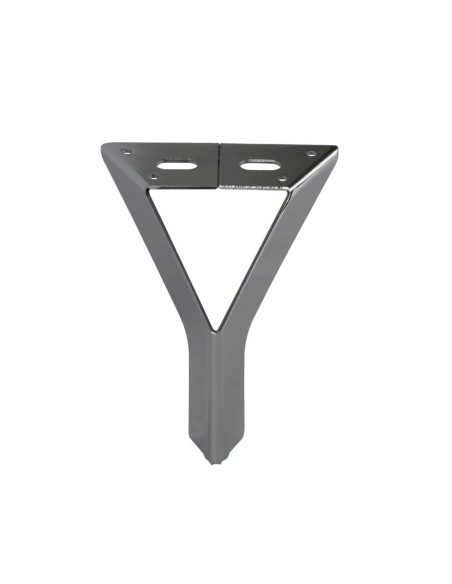 NEW SIENA | SET da 4 Piedi e 16 viti | Nickel Nero | H.12,5 cm | Piedini per divani e poltrone |