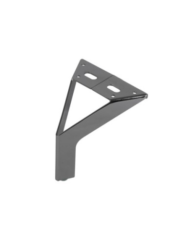 NEW SIENA | SET da 4 Piedi e 16 viti | Nickel Nero | H.12,5 cm | Piedini per divani e poltrone |