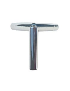 TRIESTE | SET da 4 Piedi e 16 viti | Cromo Lucido | H.13 cm | Piedini per divani e poltrone |