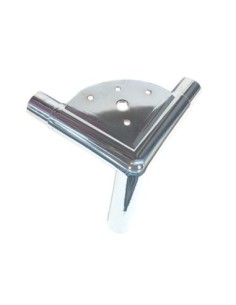 TRIESTE | SET da 4 Piedi e 16 viti | Cromo Lucido | H.13 cm | Piedini per divani e poltrone | 2
