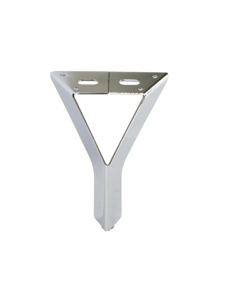 NEW SIENA | SET da 4 Piedi e 16 viti | Cromo Lucido | H.12,5 cm | Piedini per divani e poltrone |