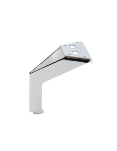 NEW SIENA | Set of 4 Legs and 16 Screws | Chrome Finish | H.12,5 cm | Legs for Sofas and Armchairs