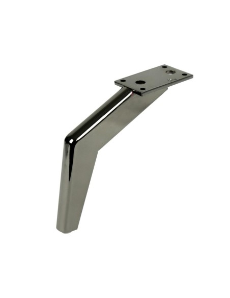 CASABLANCA | Set of 4 Legs and 16 Screws | Black Nickel  Finish | H.16 cm | Legs for Sofas and Armchairs