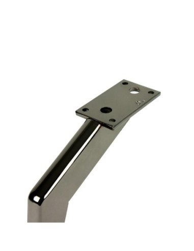 CASABLANCA | Set of 4 Legs and 16 Screws | Black Nickel  Finish | H.16 cm | Legs for Sofas and Armchairs