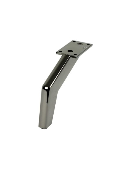 CASABLANCA | Set of 4 Legs and 16 Screws | Black Nickel Finish | H.13 cm | Legs for Sofas and Armchairs
