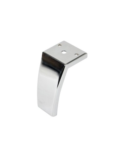 CHELSEA 381 | SET da 4 Piedi e 16 viti | Cromato | H.12 cm | Piedini per divani e poltrone |