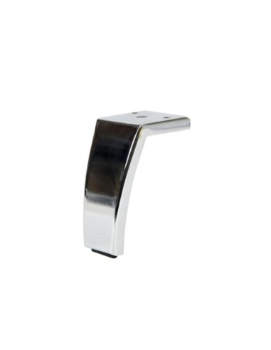 CHELSEA 381 | SET da 4 Piedi e 16 viti | Cromato | H.12 cm | Piedini per divani e poltrone |