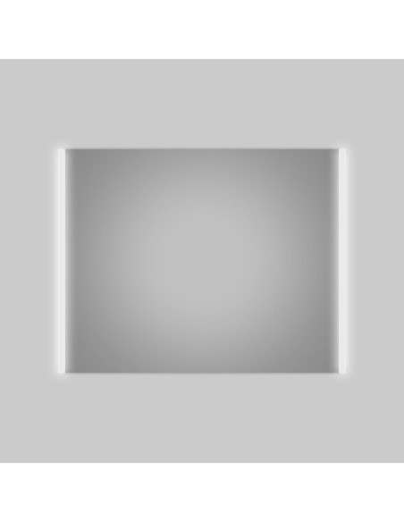 SP2 | Rectangular LED Wall Mirror | Switch with Motion Sensor | Dimensions: 80x65 cm | Cold Light